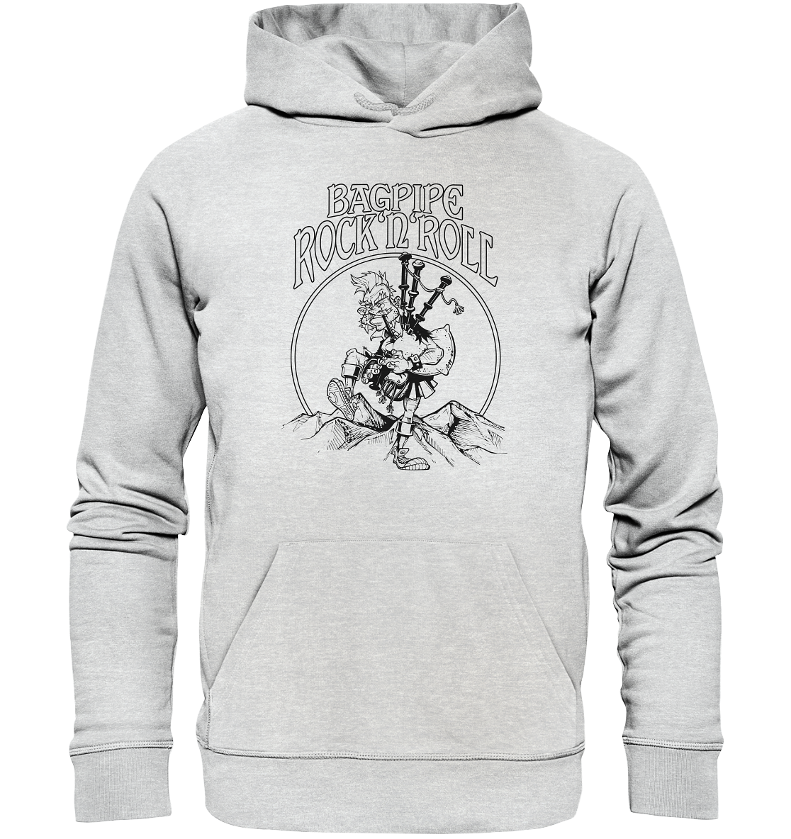 Bagpipe Rock'n'Roll - Premium Unisex Hoodie