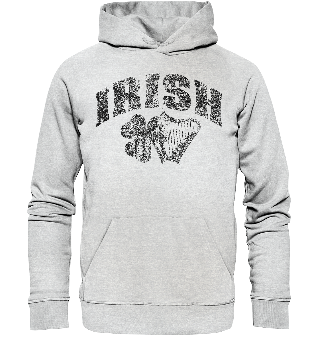 Irish "Shamrock & Harp" - Premium Unisex Hoodie