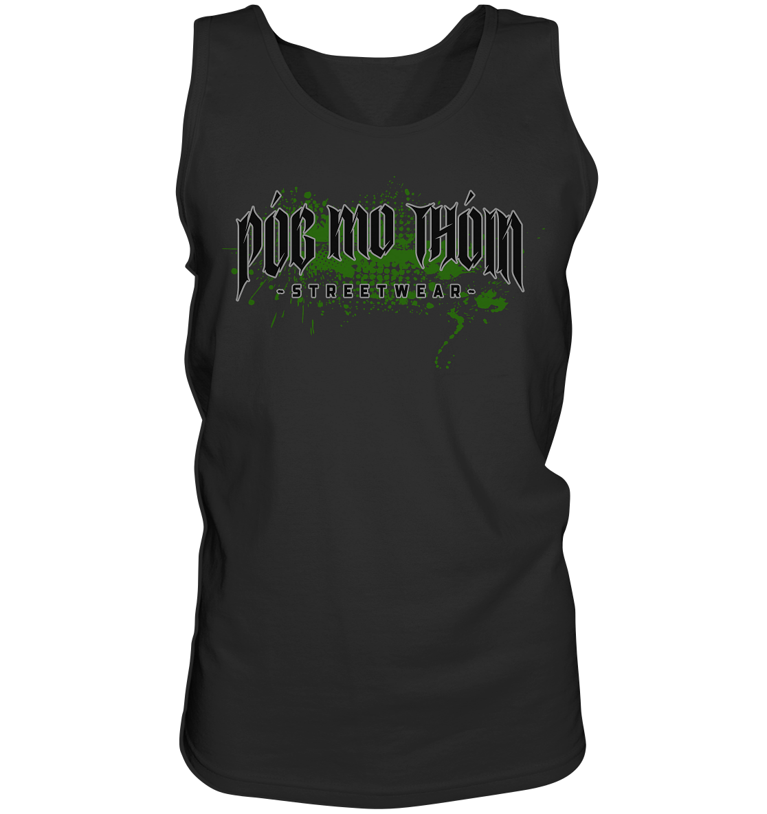 Póg Mo Thóin Streetwear "Splatter Logo" - Tank-Top