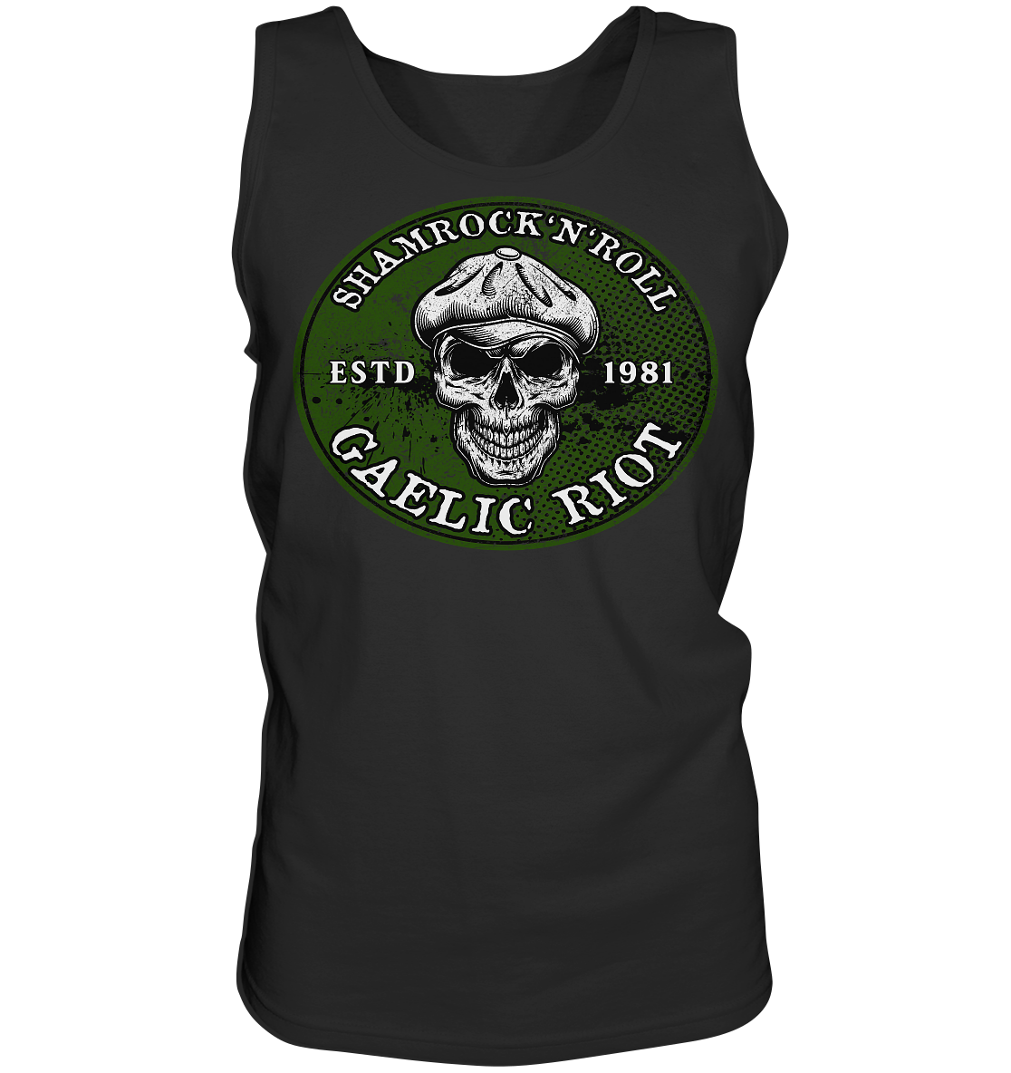 Shamrock And Roll "Skull / Gaelic Riot" - Tank-Top
