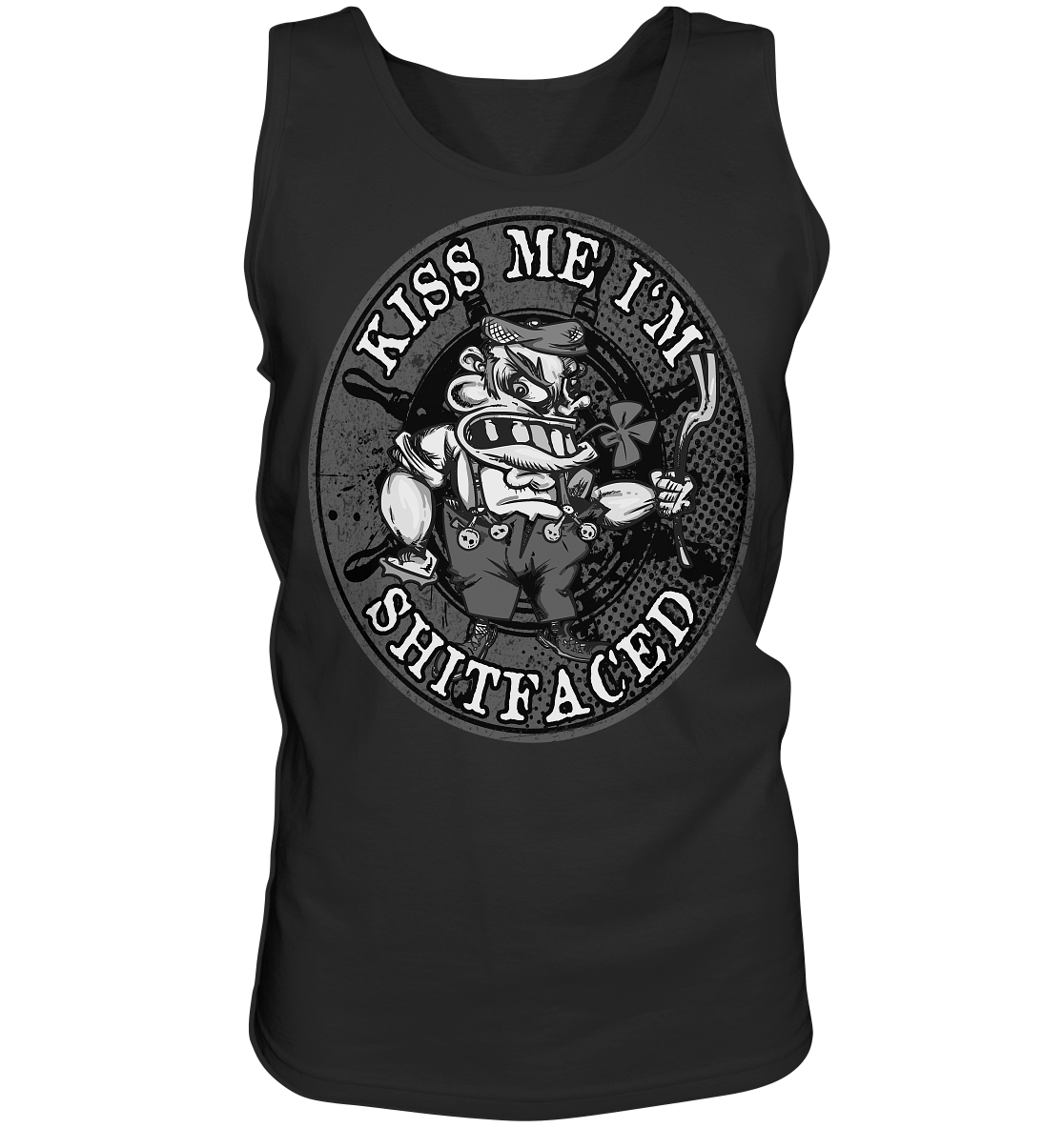 Kiss Me I'm Shitfaced - Tank-Top