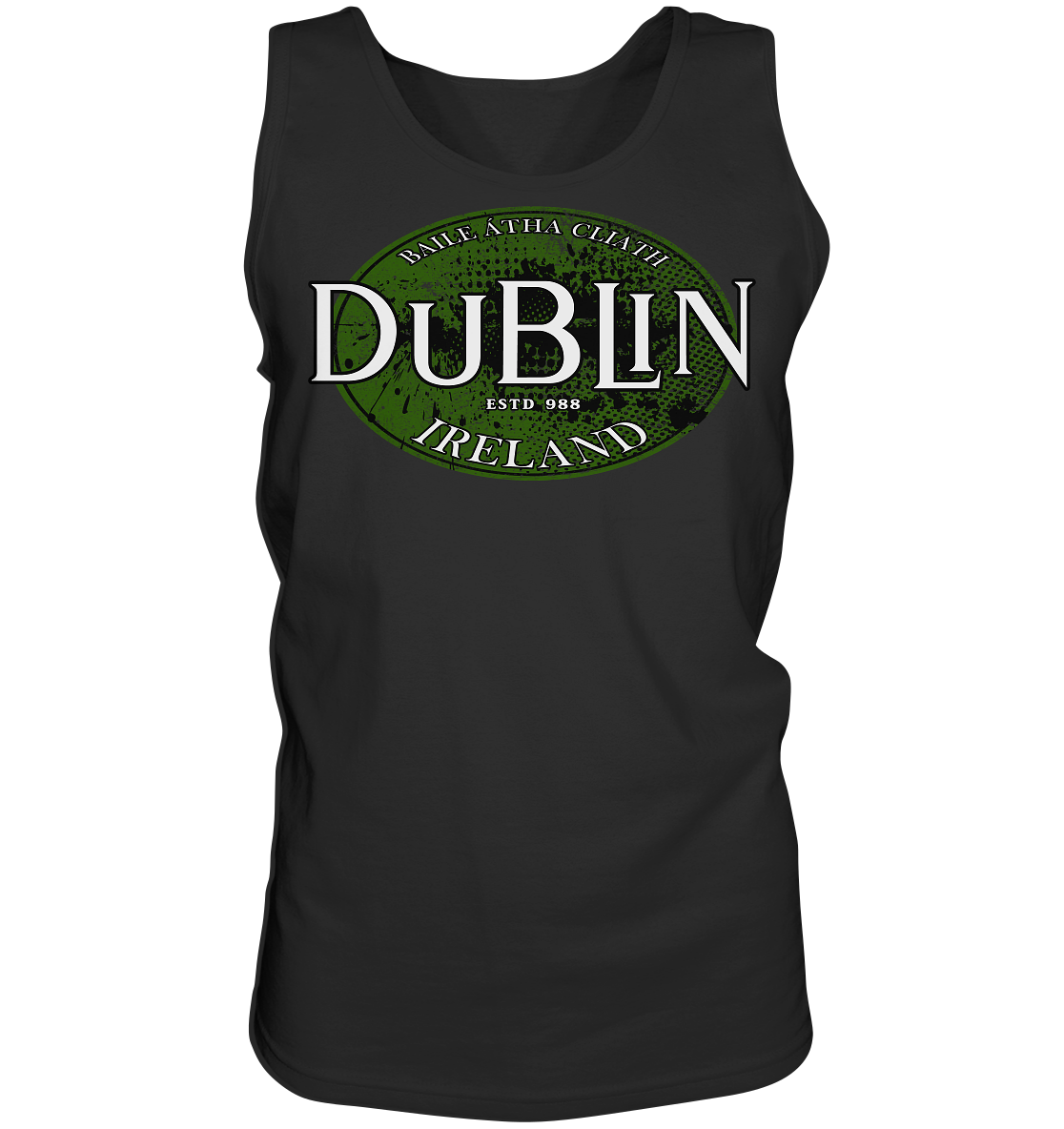 Dublin "Ireland / Baile Átha Cliath / Estd 988" - Tank-Top