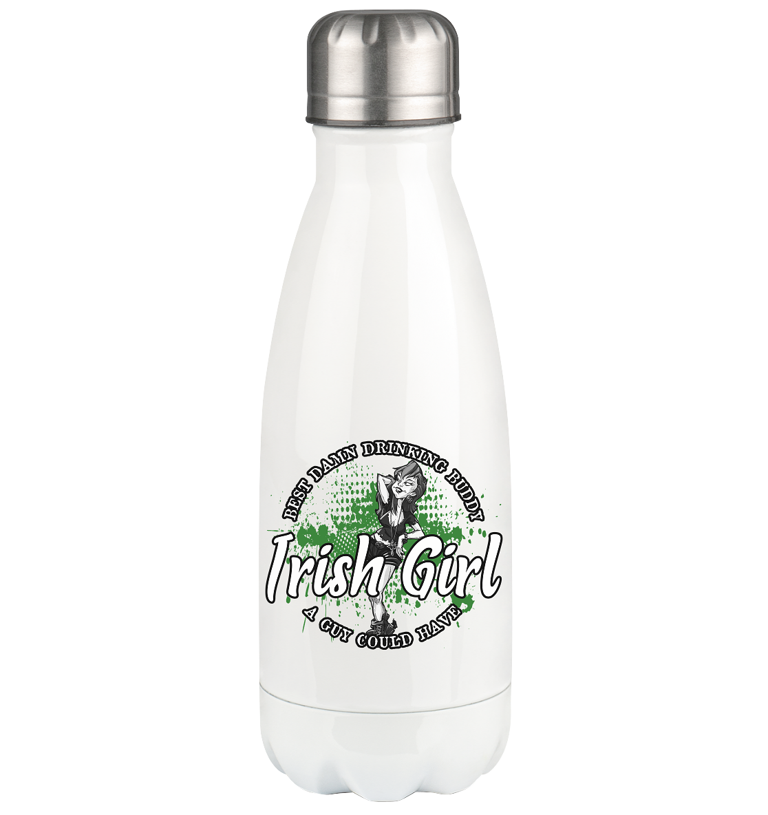 Irish Girl "Drinking Buddy" - Thermoflasche 350ml