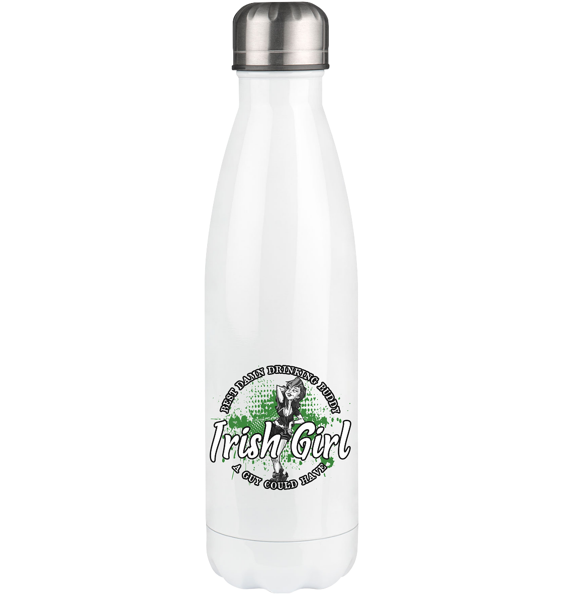 Irish Girl "Drinking Buddy" - Thermoflasche 500ml