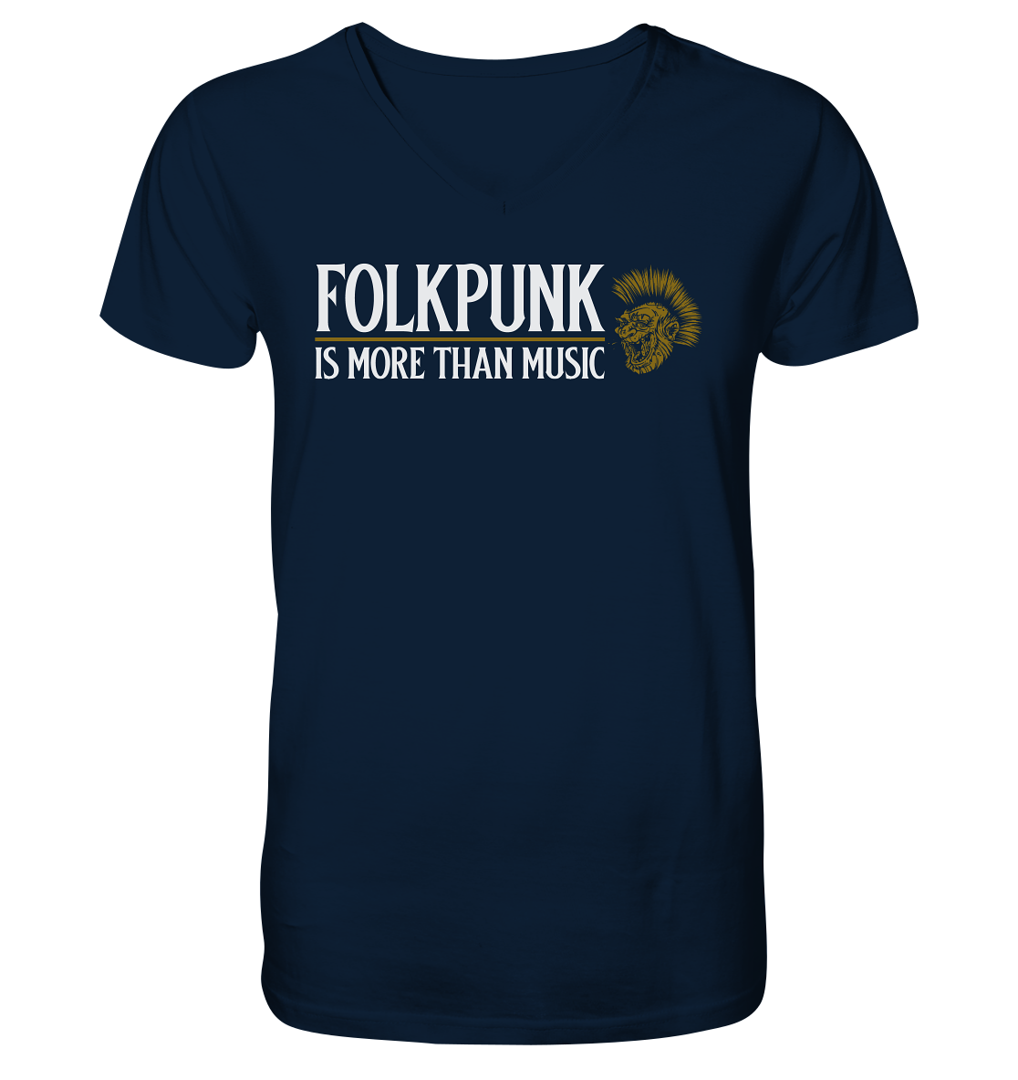 Folkpunk "Is More Than Music" - V-Neck Shirt