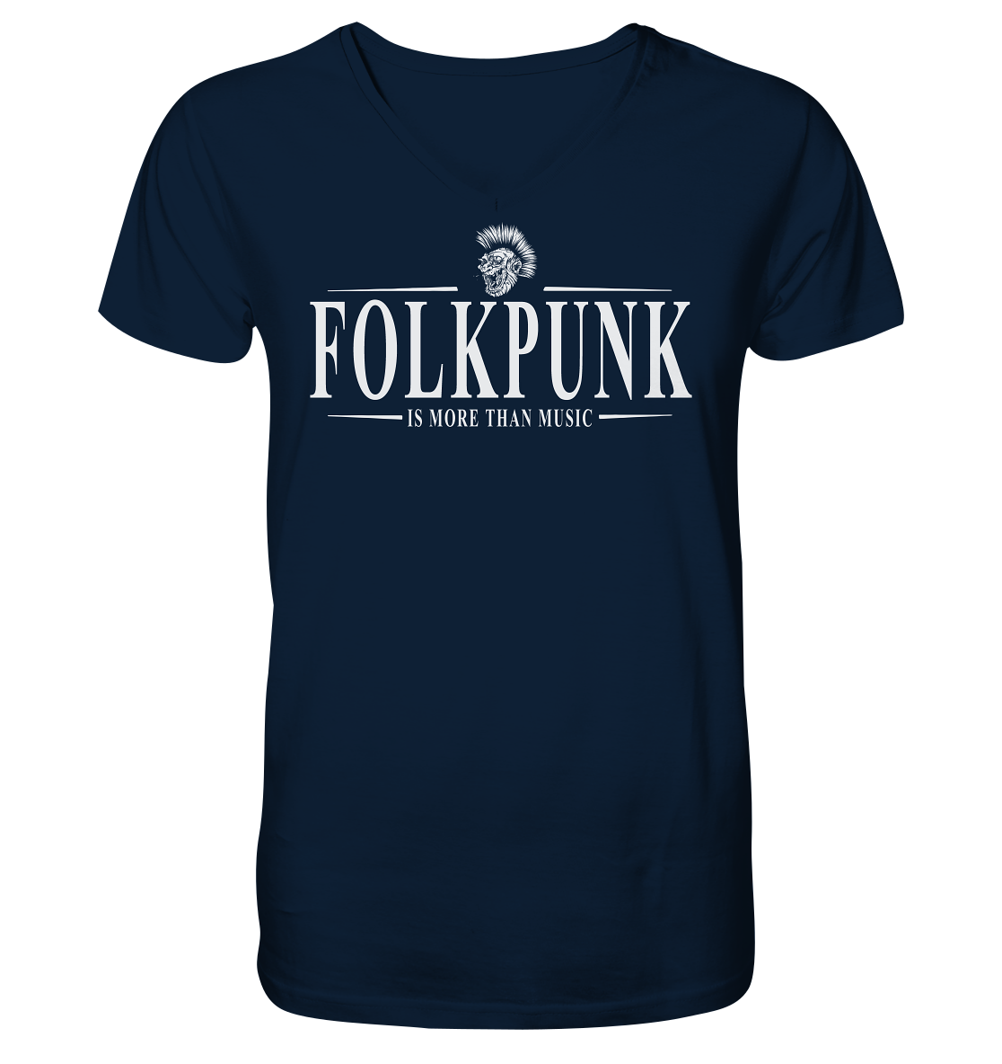 Folkpunk "Is More Than Music" - V-Neck Shirt