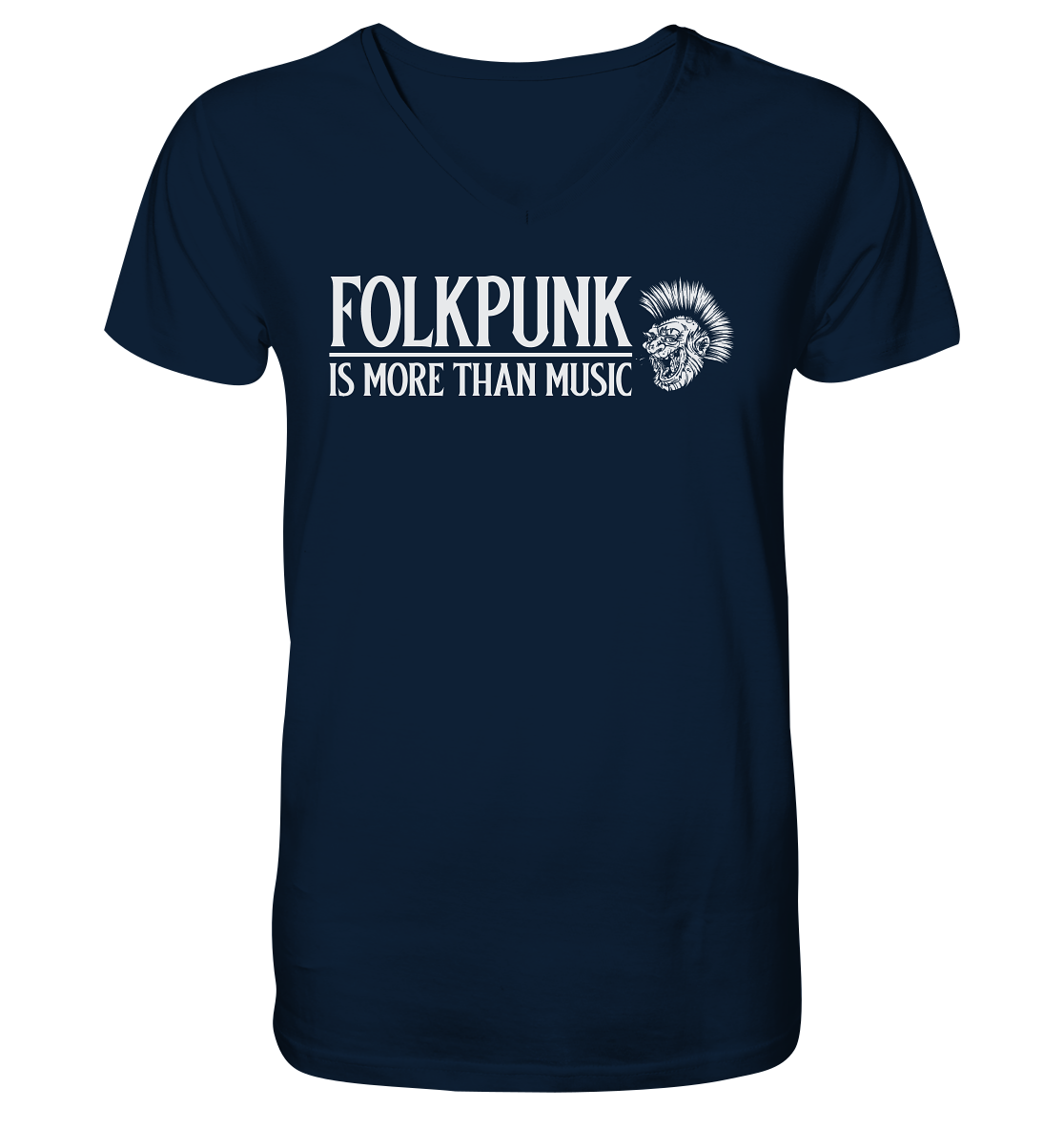 Folkpunk "Is More Than Music" - V-Neck Shirt
