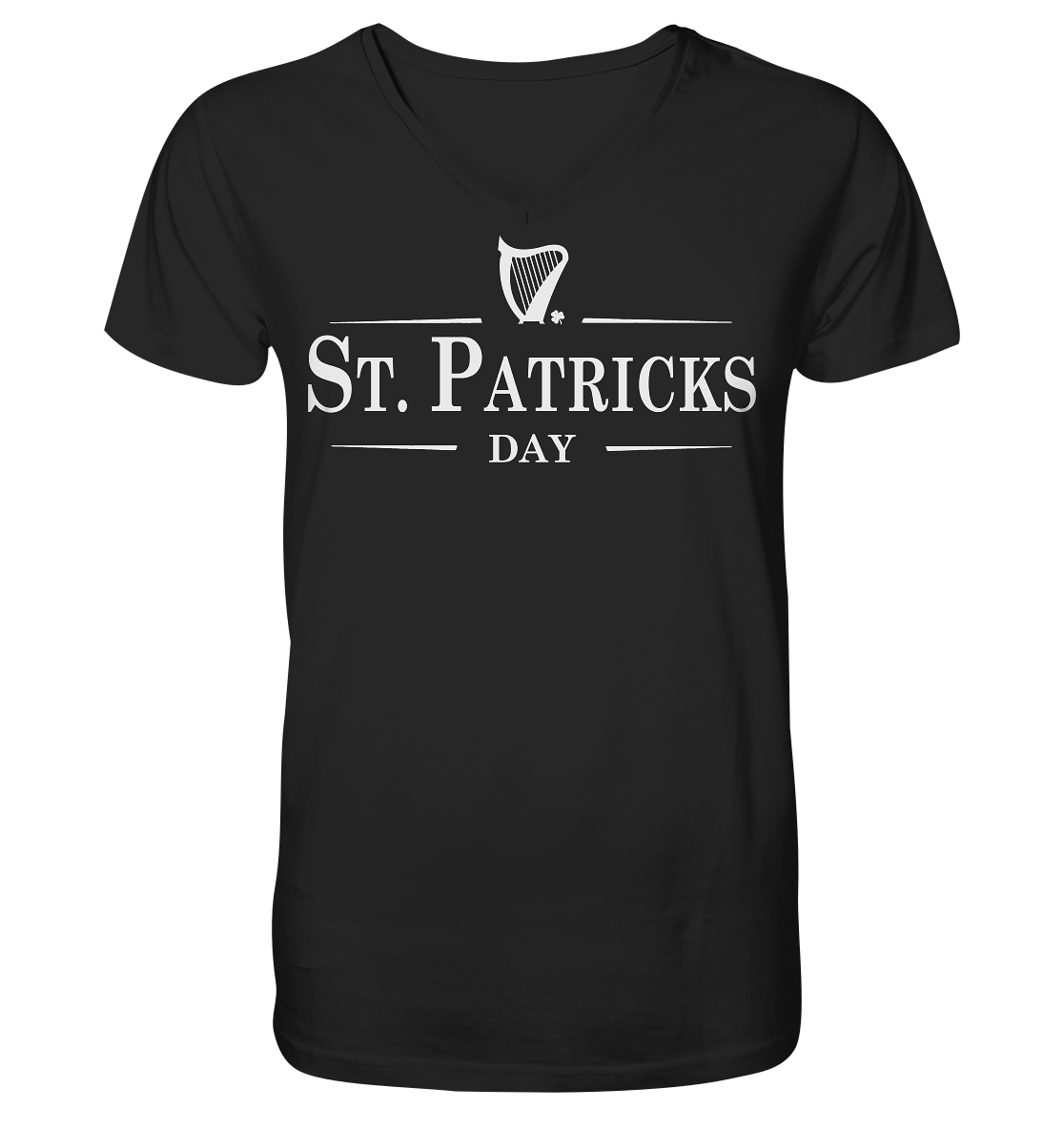 St. Patricks Day "Stout" - V-Neck Shirt