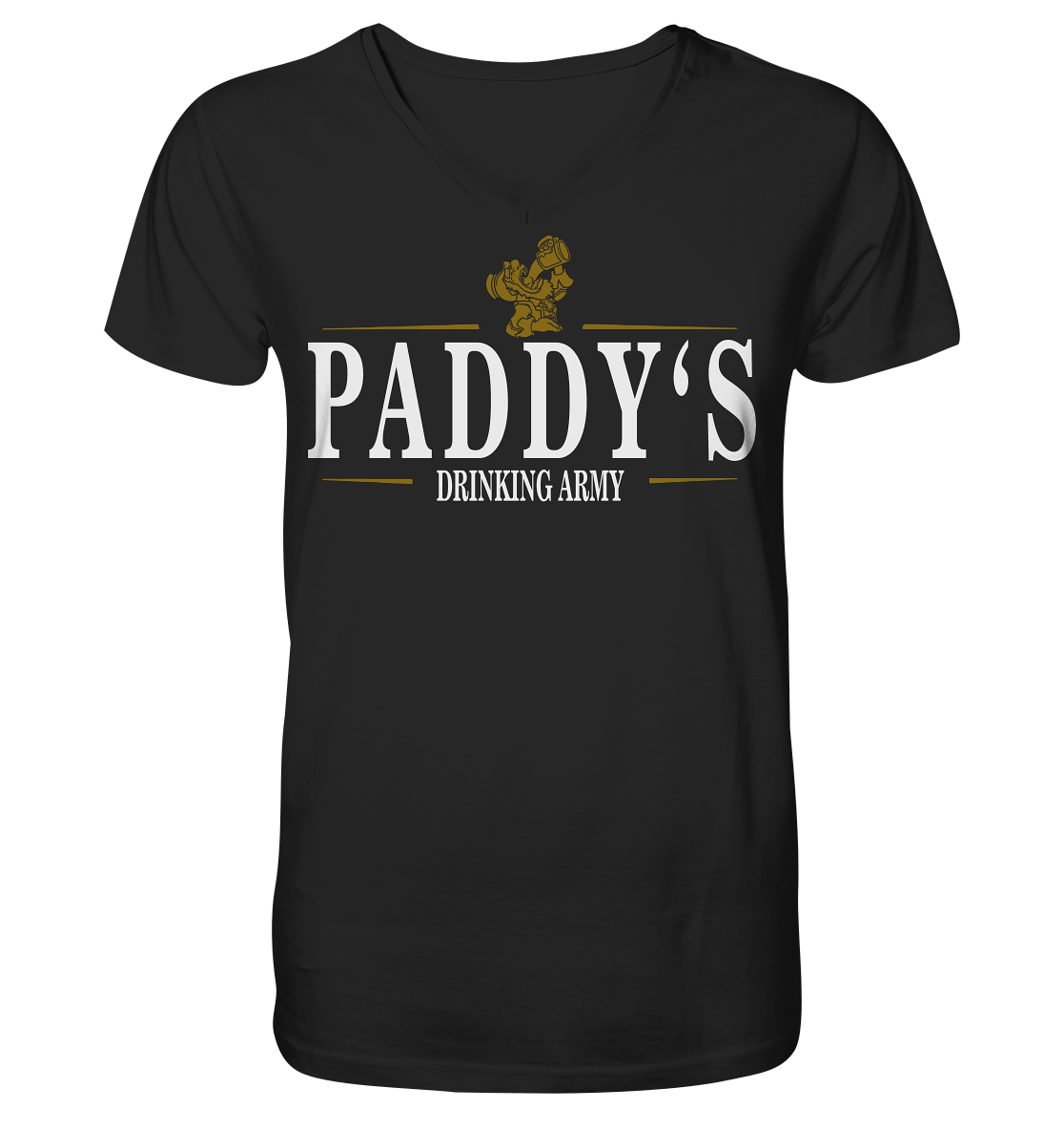 Paddy's "Drinking Army" - V-Neck Shirt