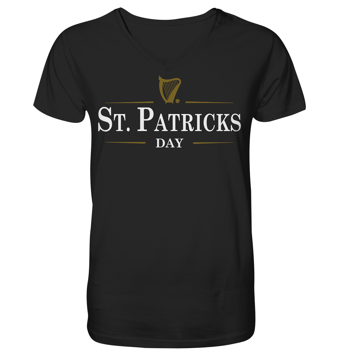 St. Patricks Day "Stout" - V-Neck Shirt