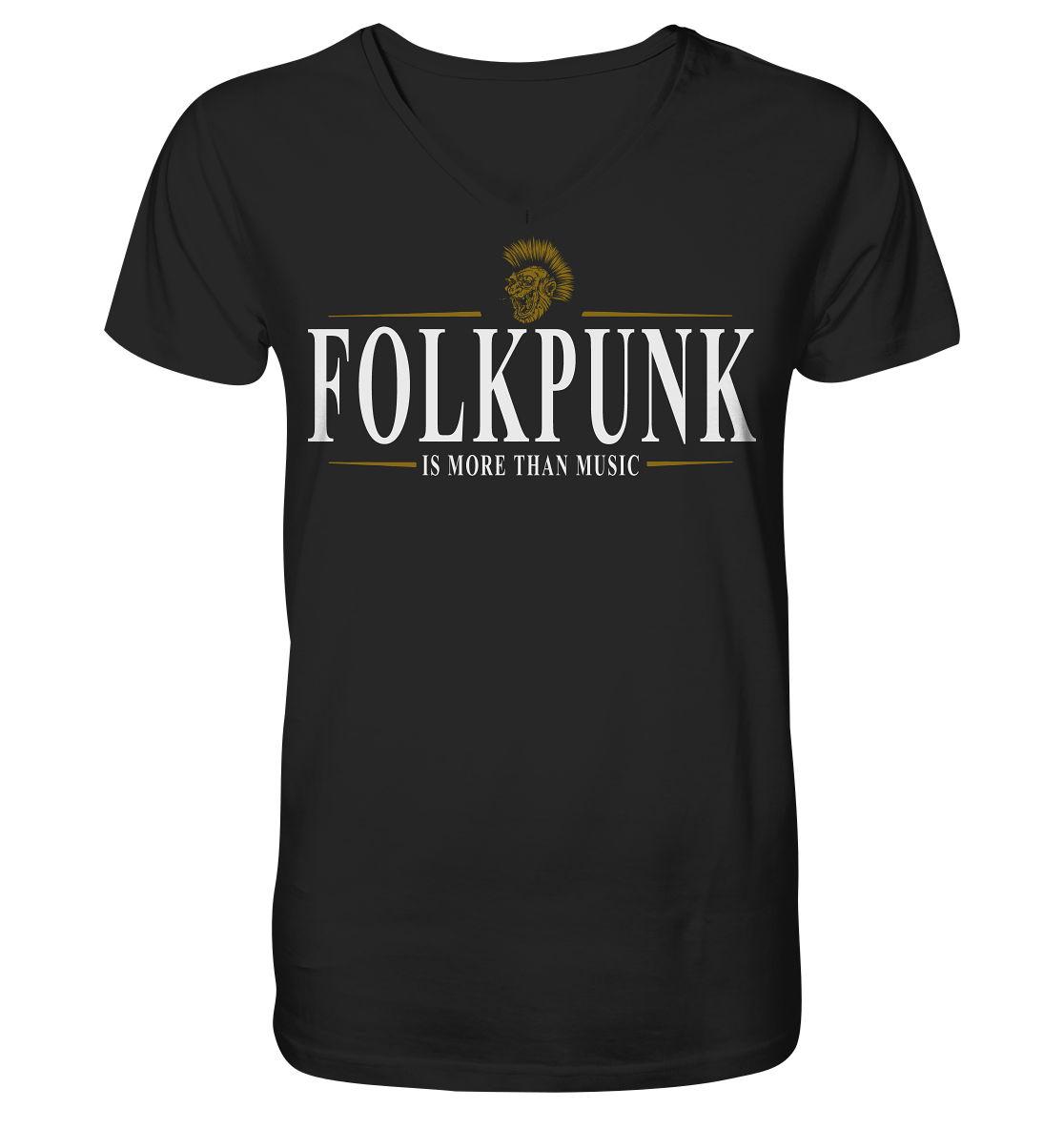 Folkpunk "Is More Than Music" - V-Neck Shirt