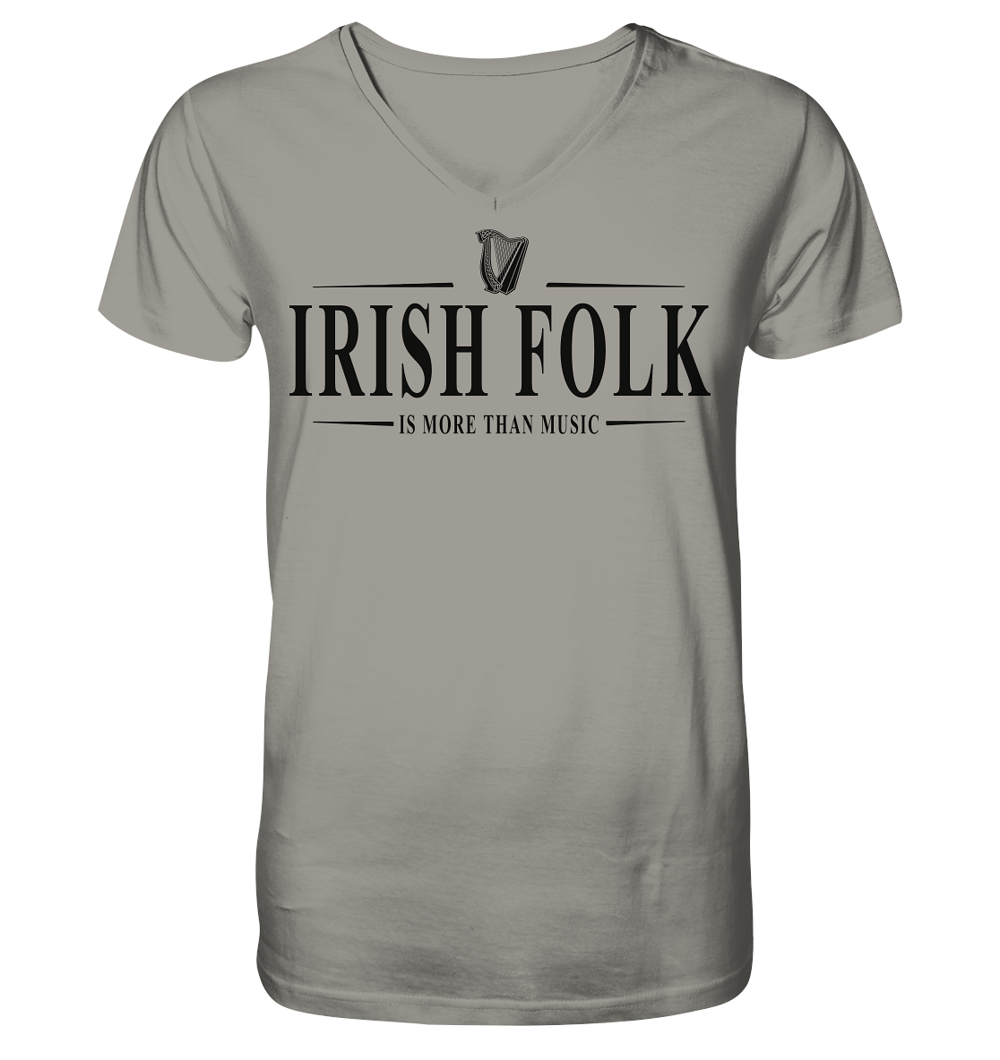 Irish Folk "Is More Than Music" - V-Neck Shirt