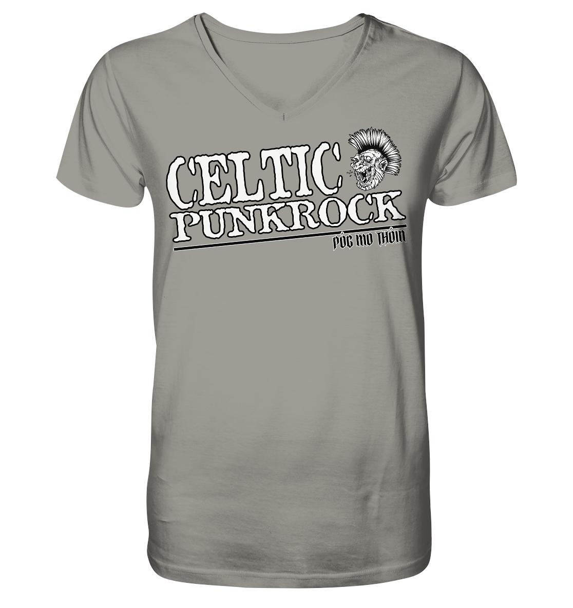 Póg Mo Thóin Streetwear "Celtic Punkrock" - V-Neck Shirt