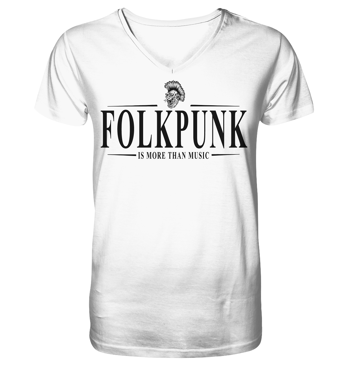Folkpunk "Is More Than Music" - V-Neck Shirt