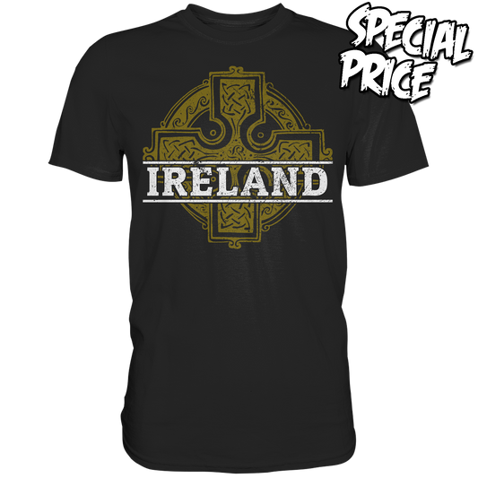 Ireland "Celtic Cross" - Premium Shirt (Größe M)