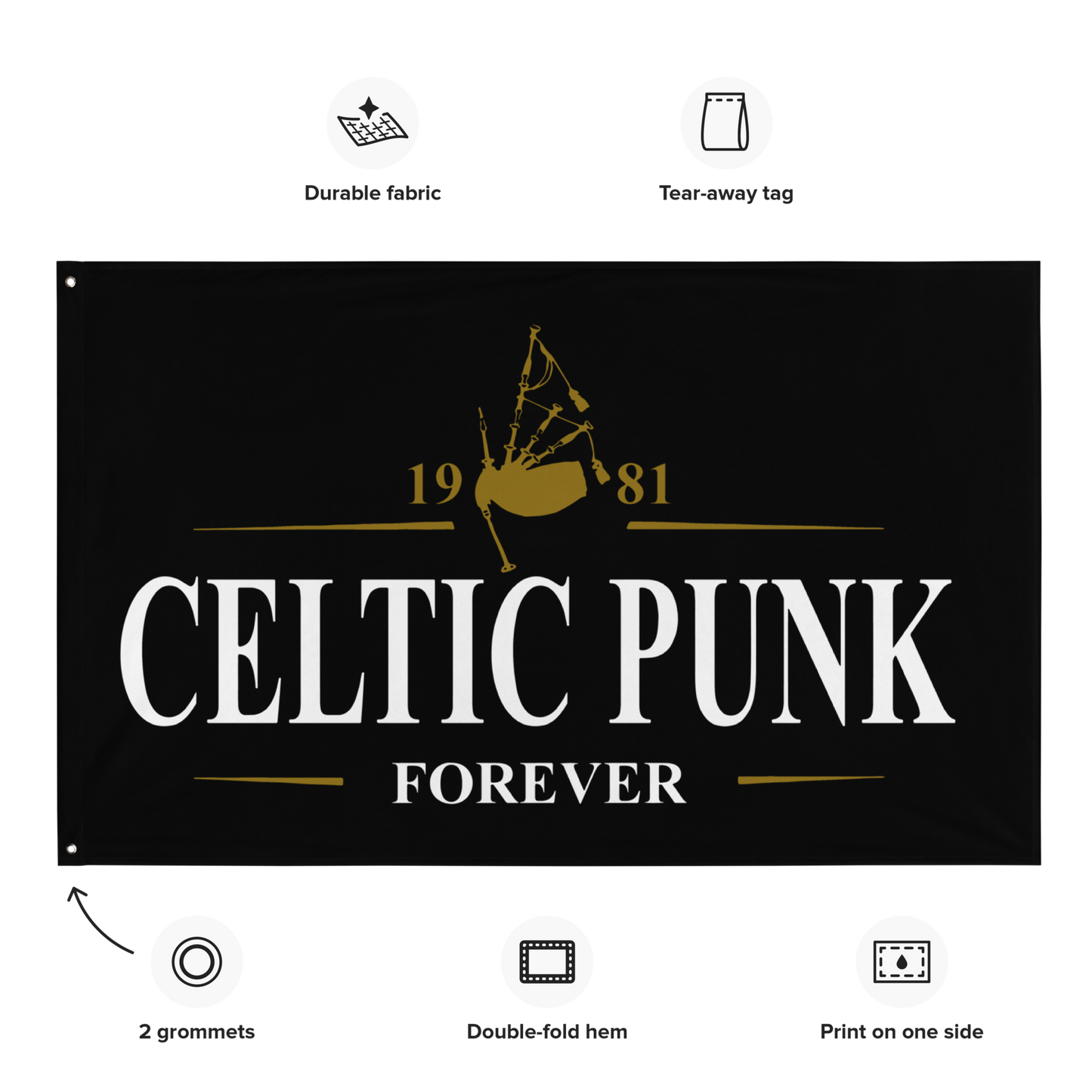 Celtic Punk "Forever" - Fahne