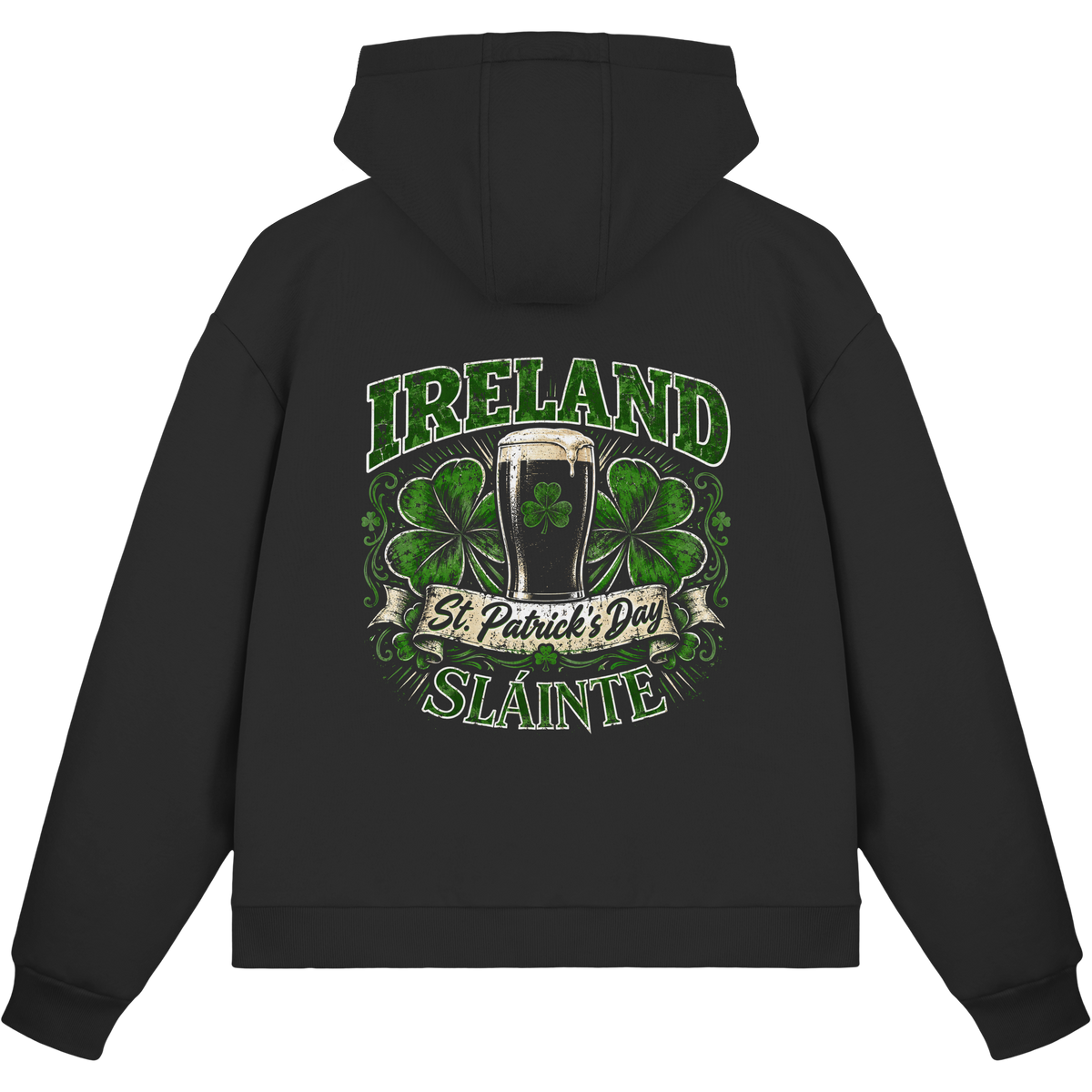 Ireland "St. Patrick's Day"  - Fluffy Boxcut Zipper