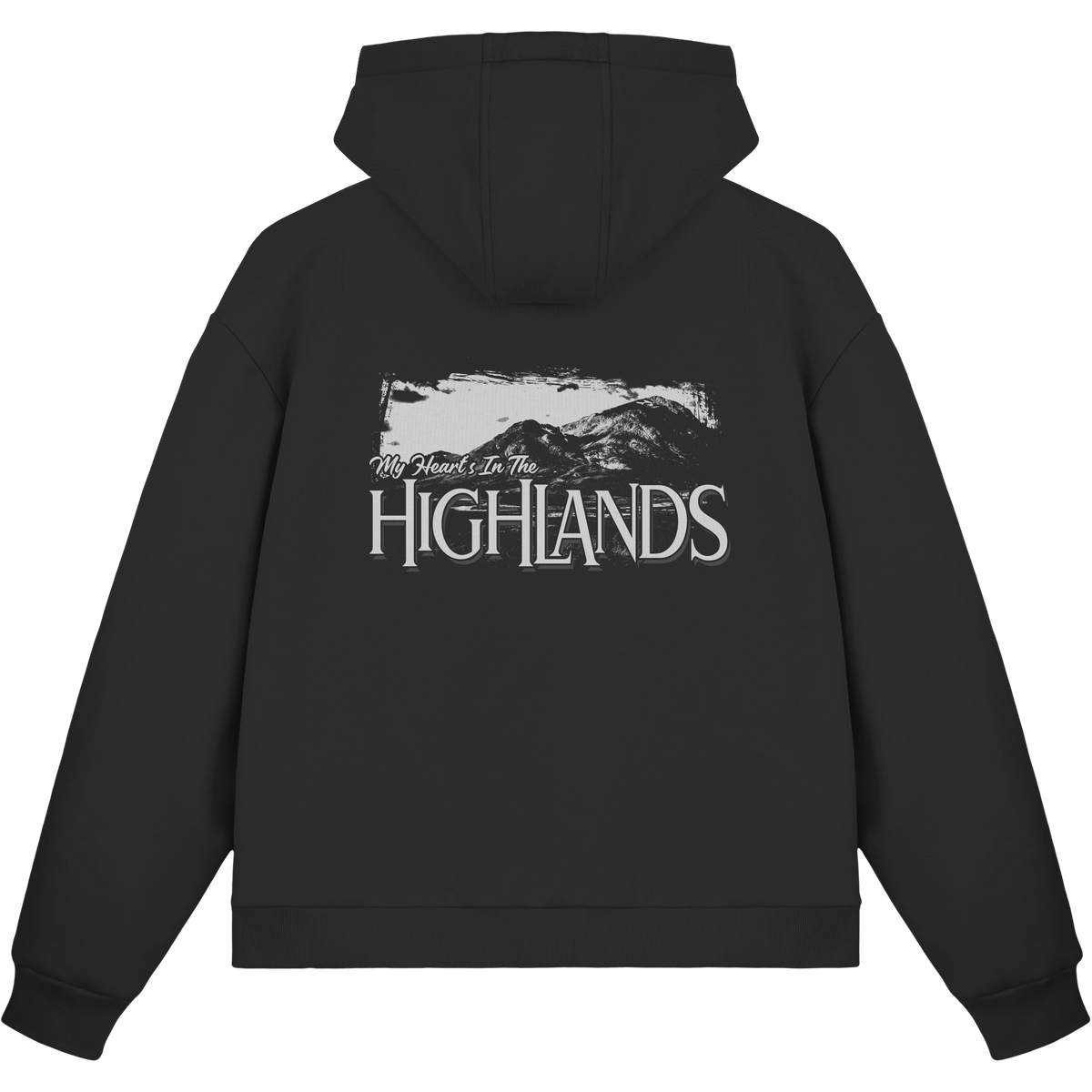 "My Heart's In The Highlands"  - Fluffy Boxcut Zipper
