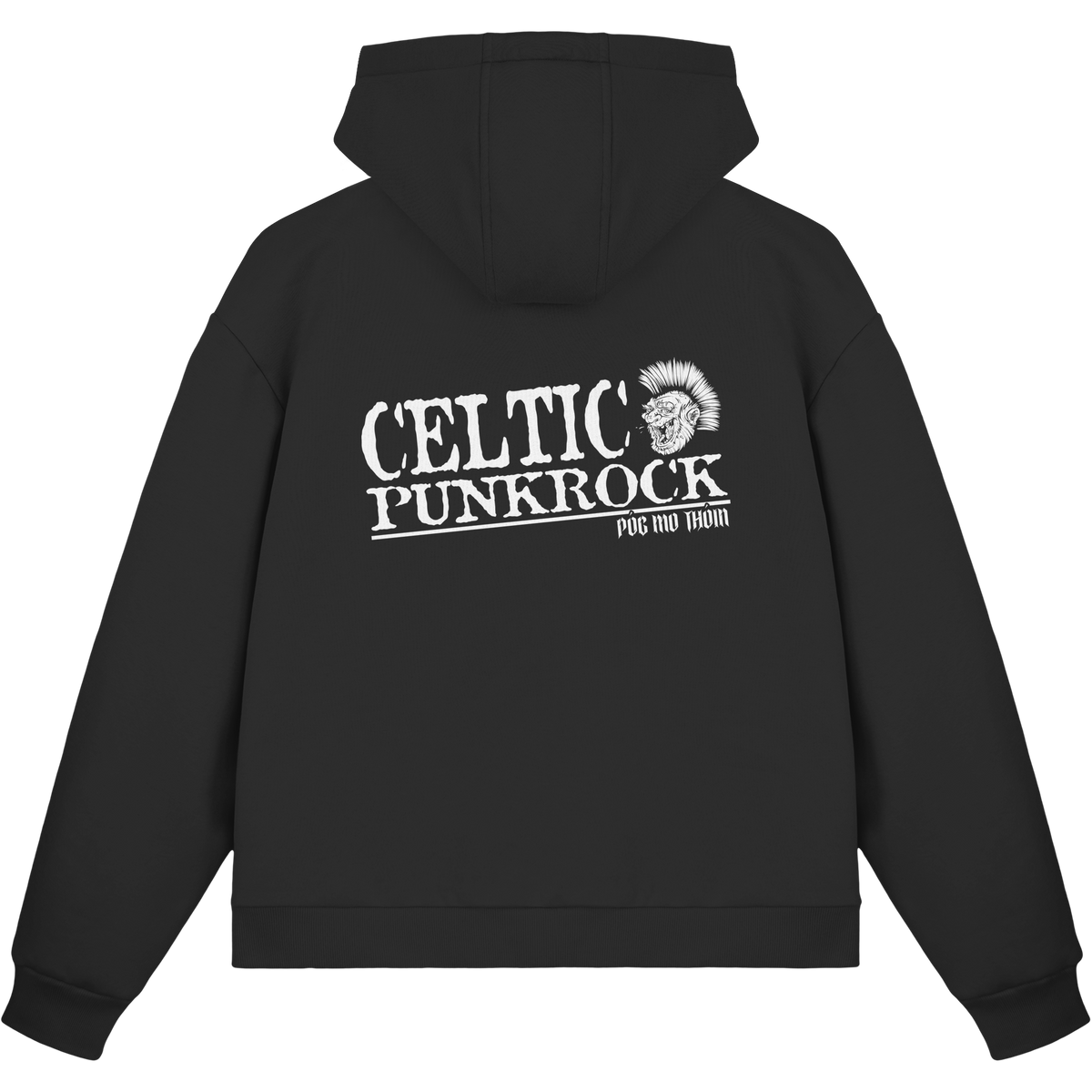 Póg Mo Thóin Streetwear "Celtic Punkrock"  - Fluffy Boxcut Zipper