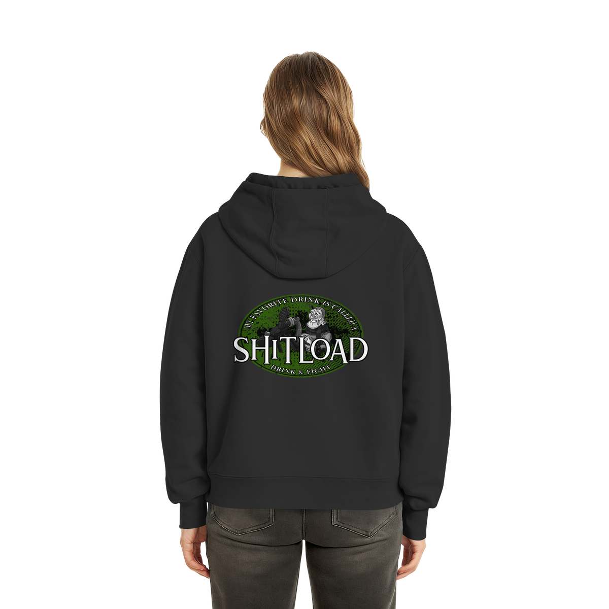 My Favorite Drink Is Called A "Shitload"  - Fluffy Boxcut Zipper