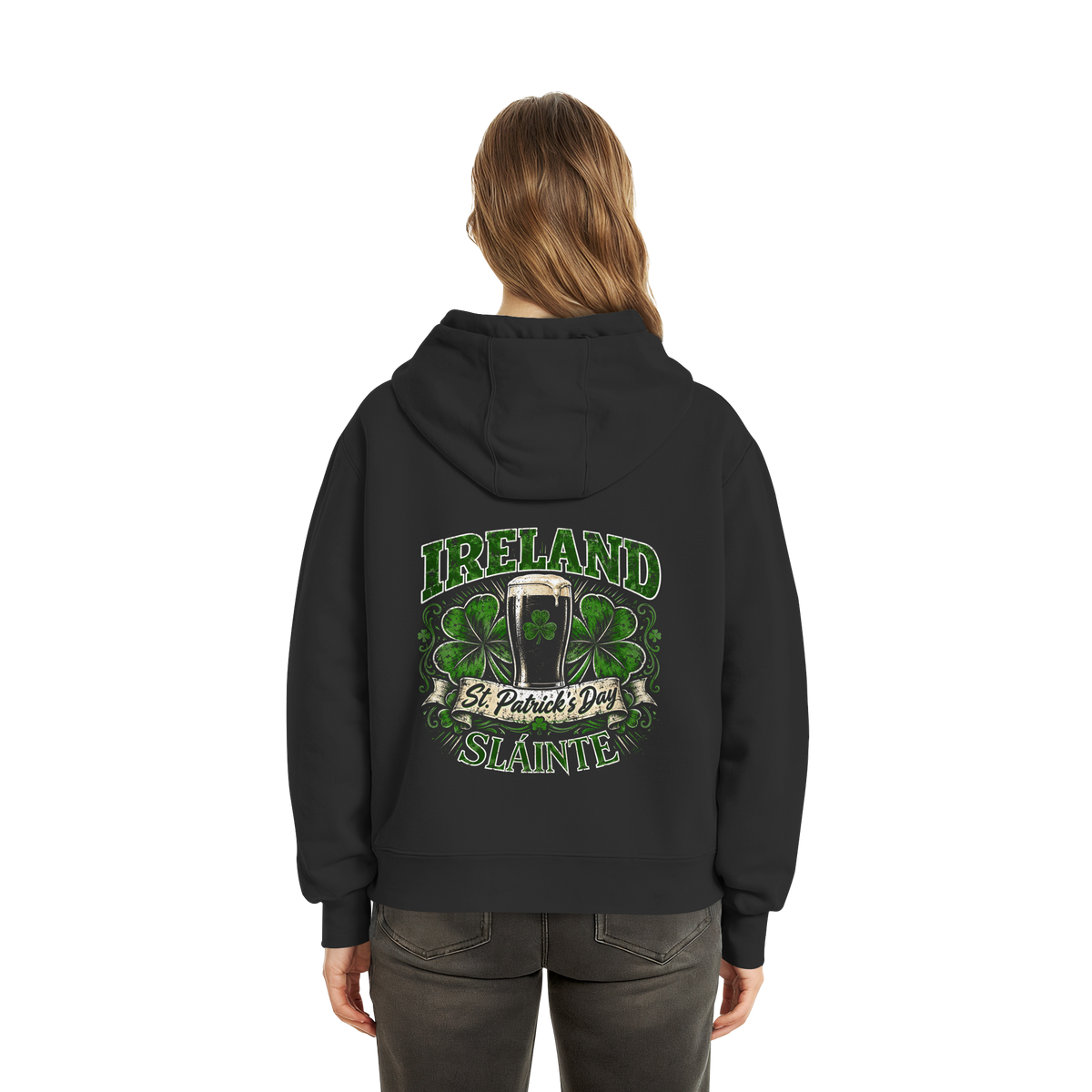 Ireland "St. Patrick's Day"  - Fluffy Boxcut Zipper