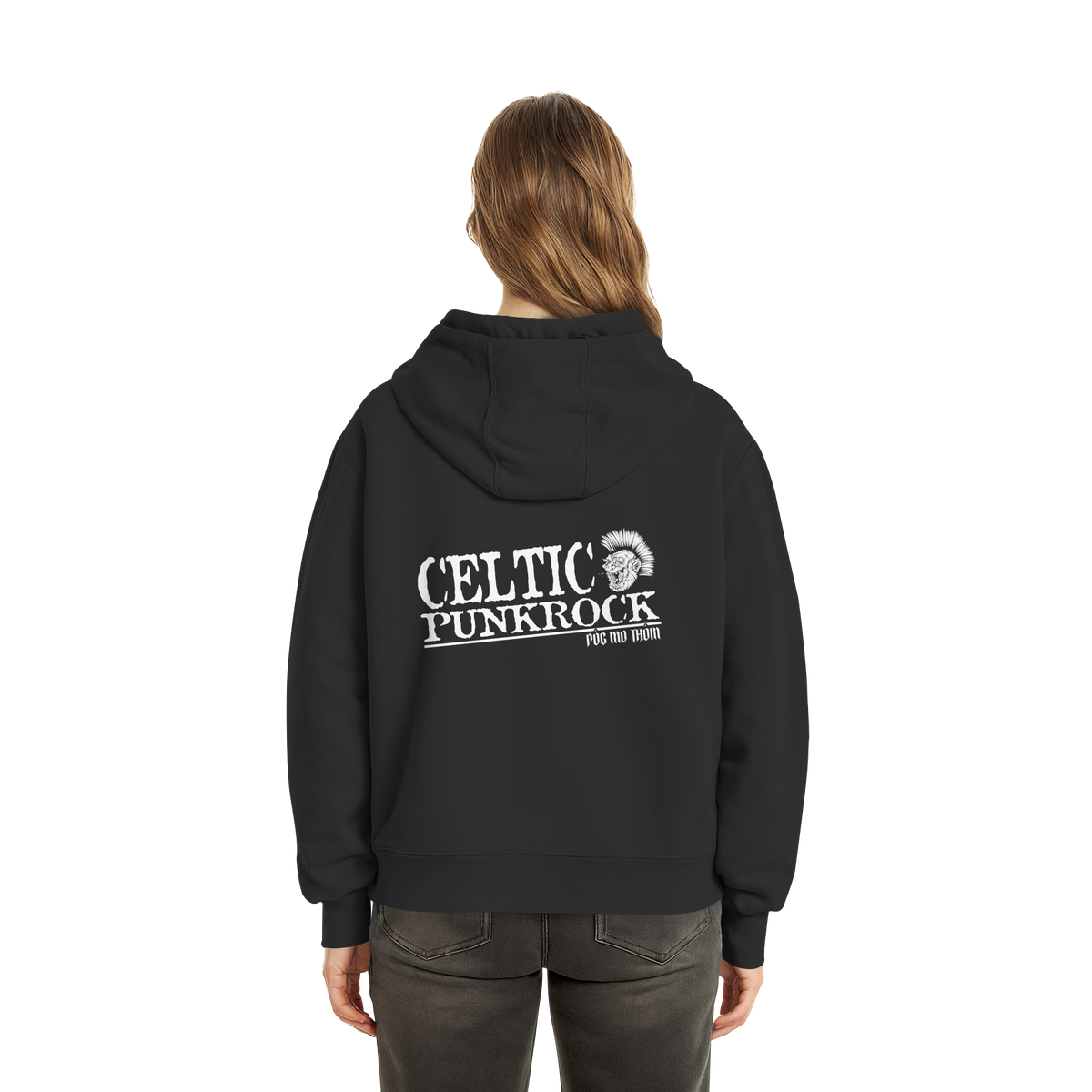 Póg Mo Thóin Streetwear "Celtic Punkrock"  - Fluffy Boxcut Zipper