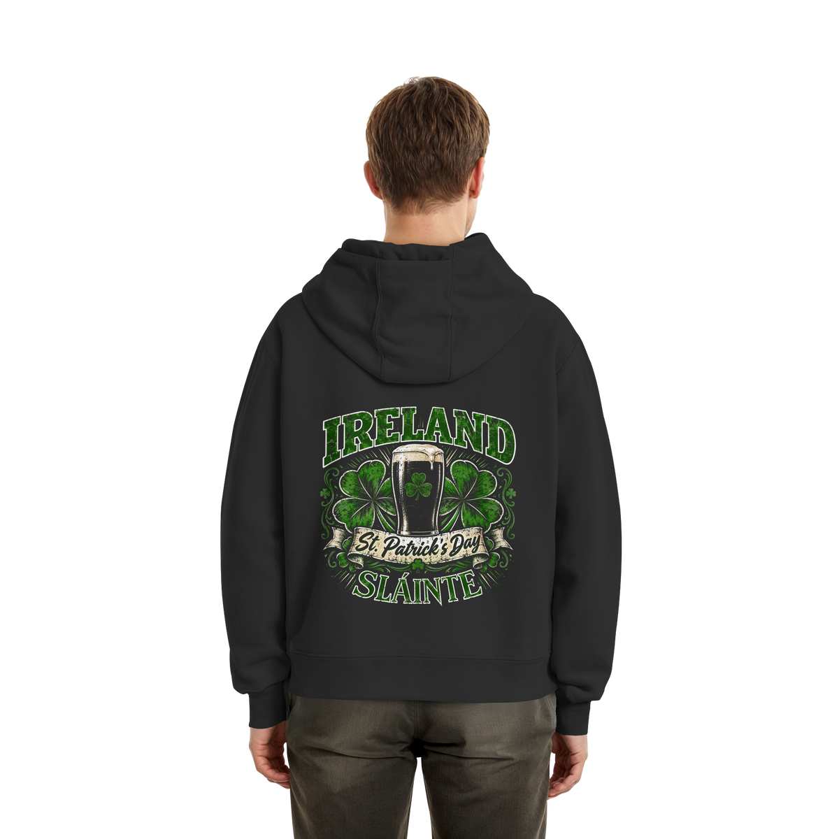 Ireland "St. Patrick's Day"  - Fluffy Boxcut Zipper