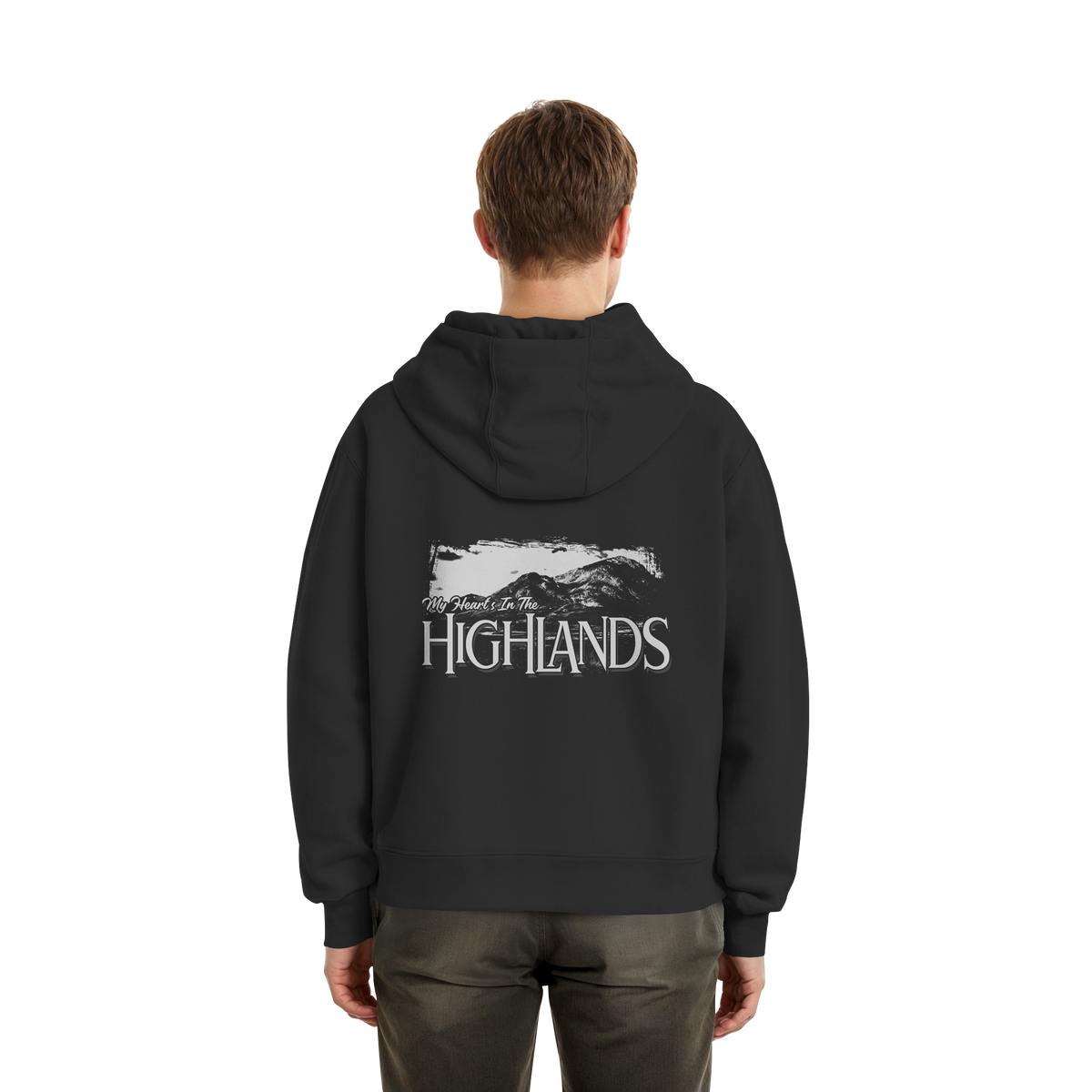 "My Heart's In The Highlands"  - Fluffy Boxcut Zipper