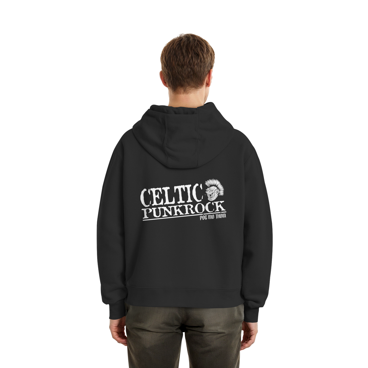 Póg Mo Thóin Streetwear "Celtic Punkrock"  - Fluffy Boxcut Zipper