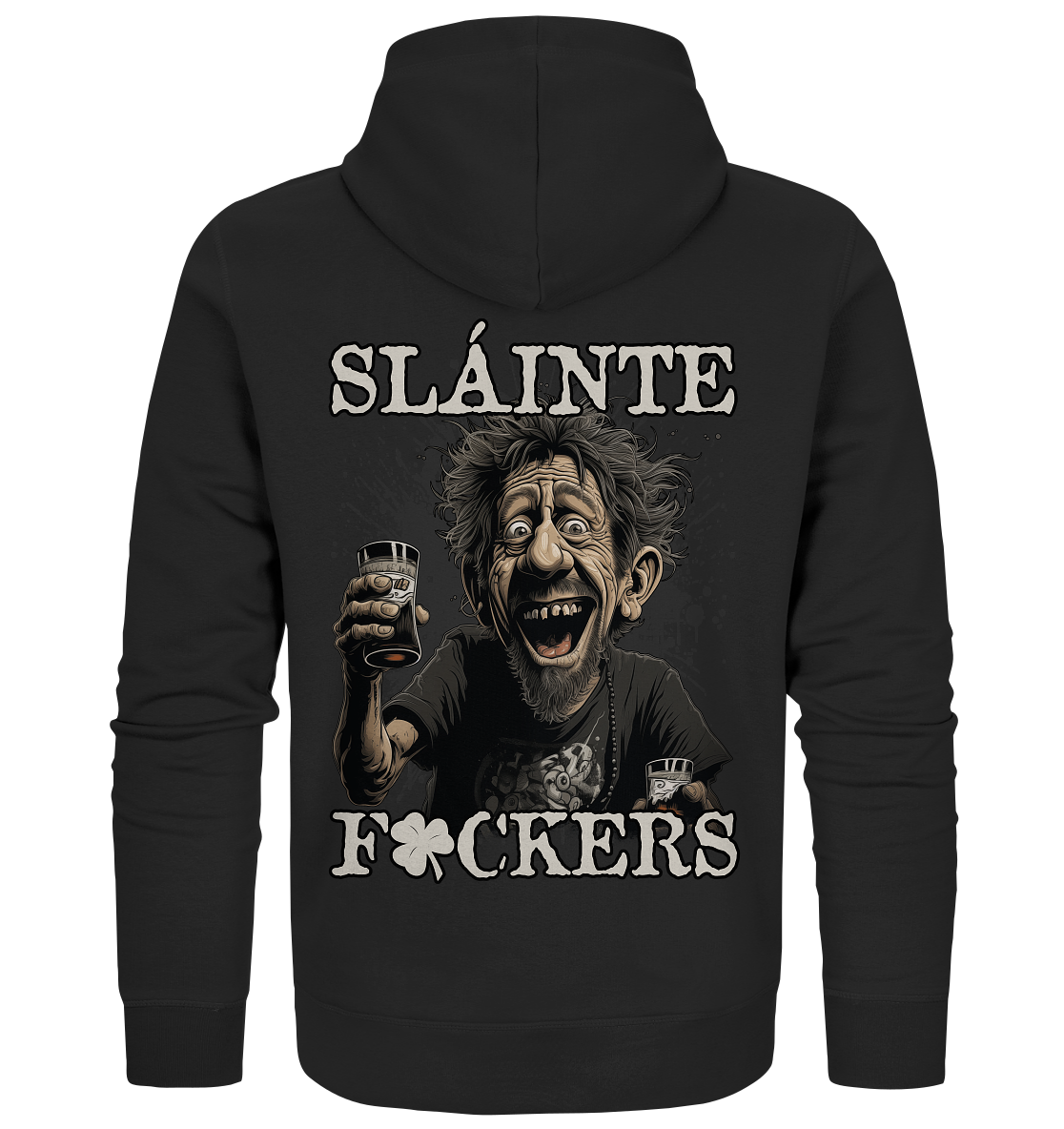 Sláinte F*ckers "O'Hooligan" - Organic Zipper