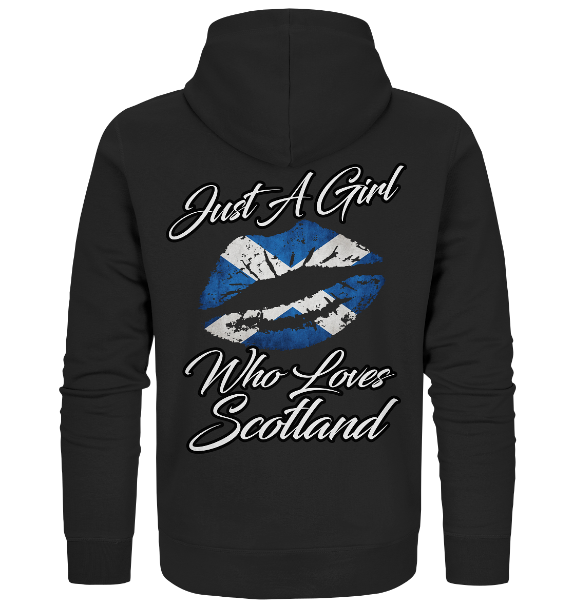 Just a Girl Who Loves Scotland - Organic Zipper