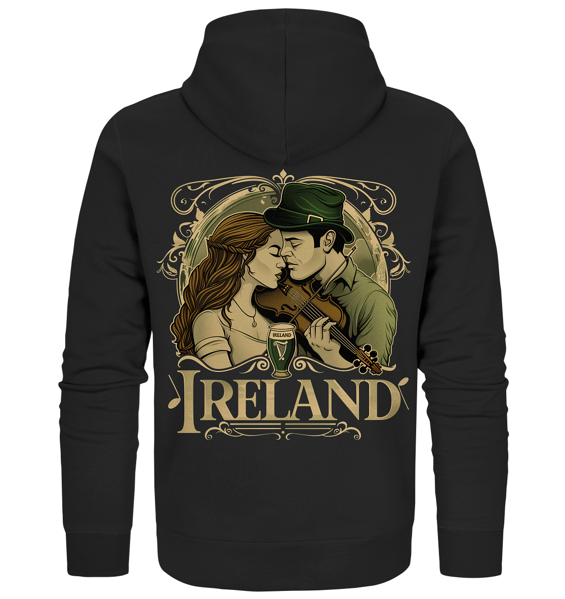 Ireland "Irish Couple I" - Organic Zipper