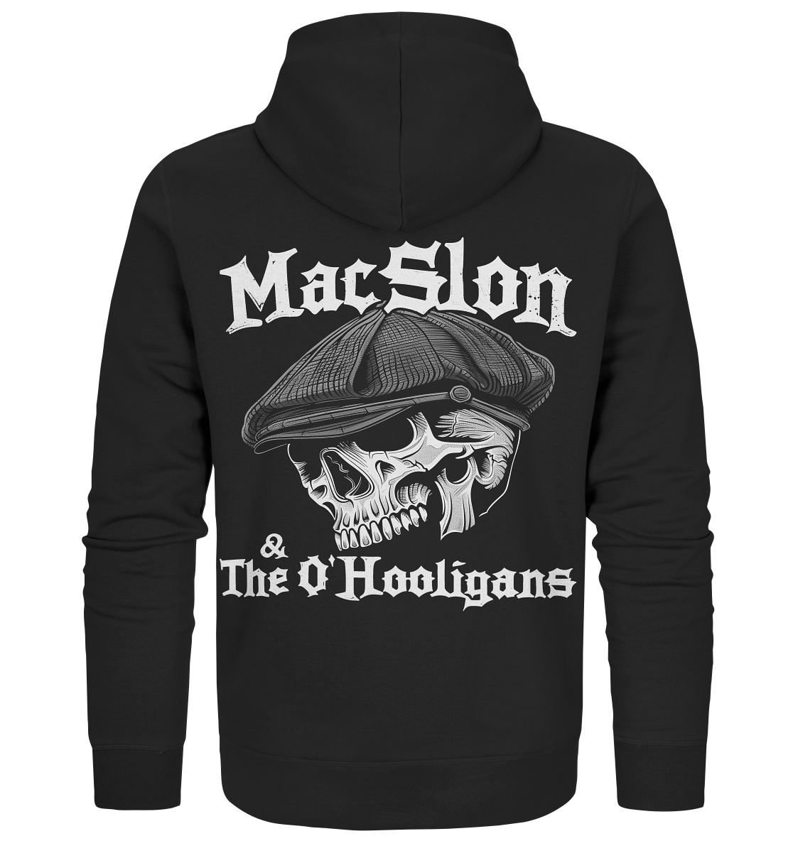 MacSlon & The O'Hooligans "Flatcap-Skull I" - Organic Zipper