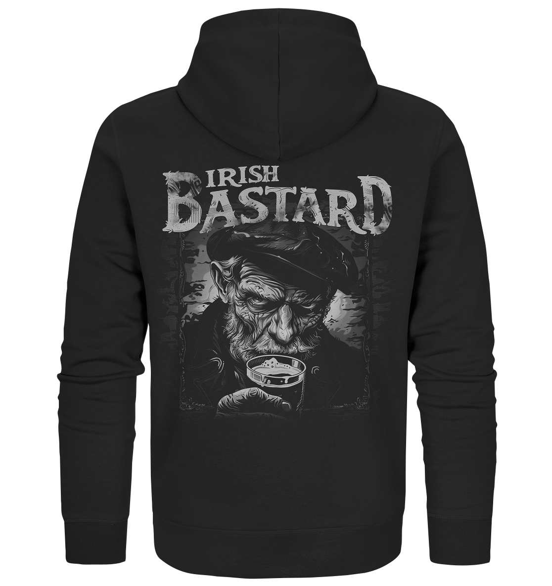 Irish Bastard "Old Irish Man II" - Organic Zipper