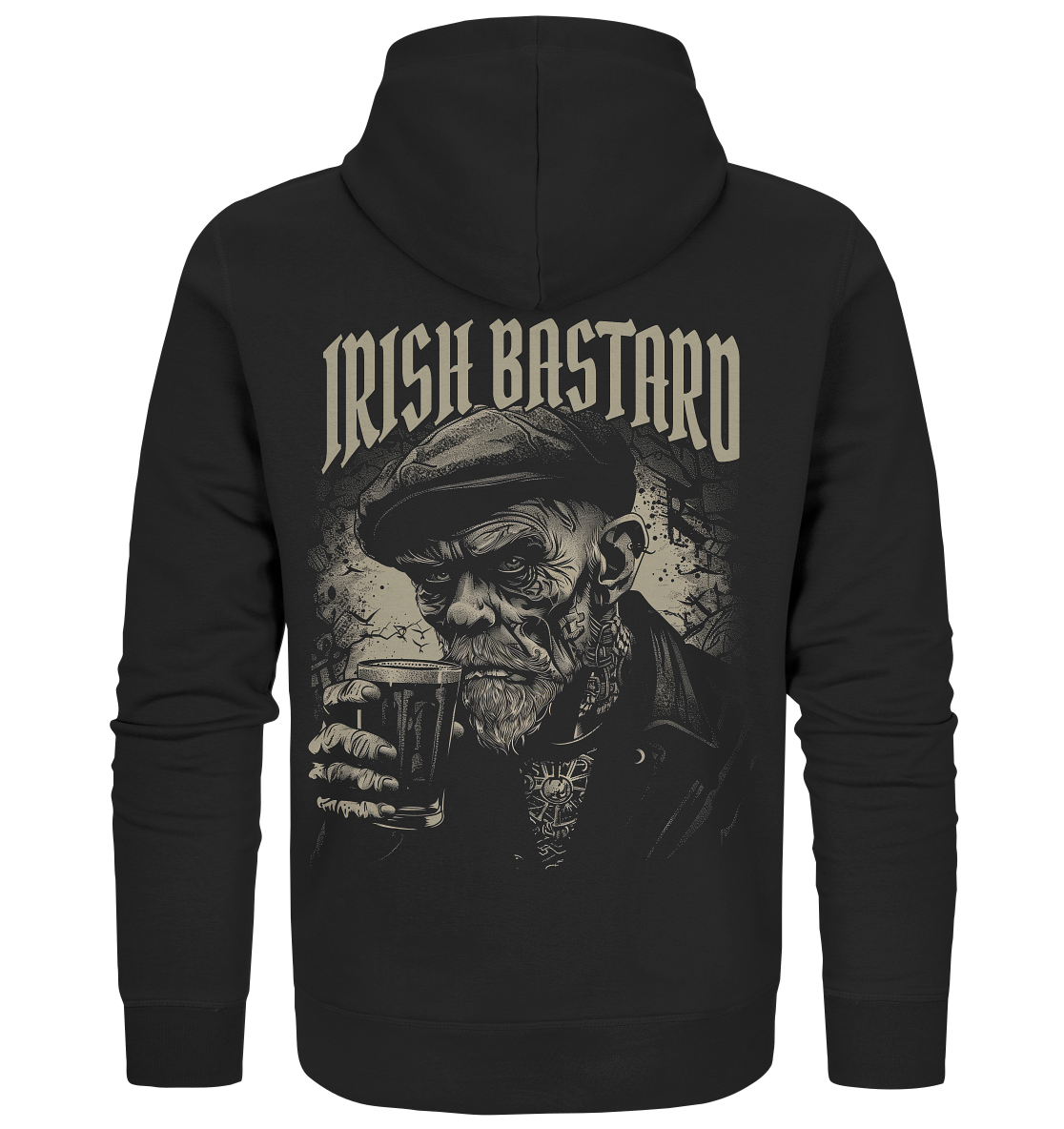 Irish Bastard "Old Irish Man III" - Organic Zipper