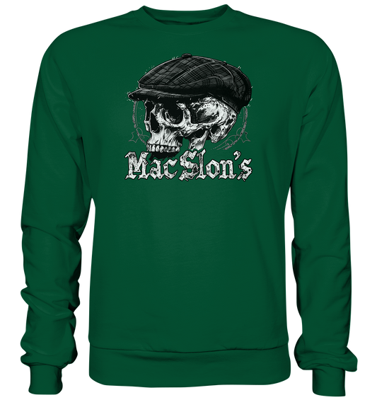 MacSlon's "Flatcap-Skull II" - Basic Sweatshirt
