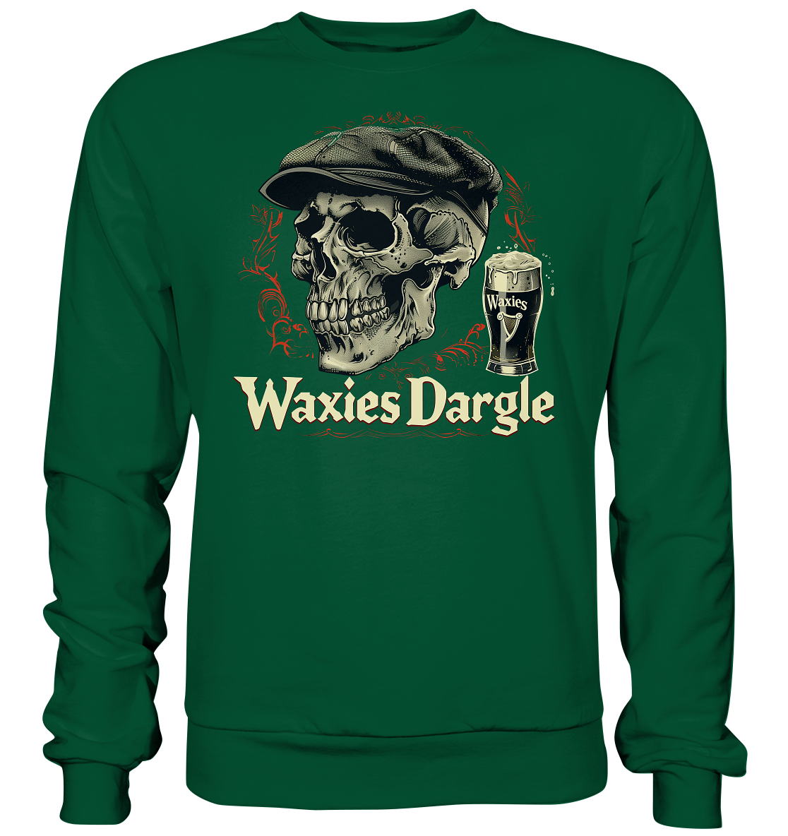 Waxies Dargle "Flatcap / Skull I"  - Basic Sweatshirt