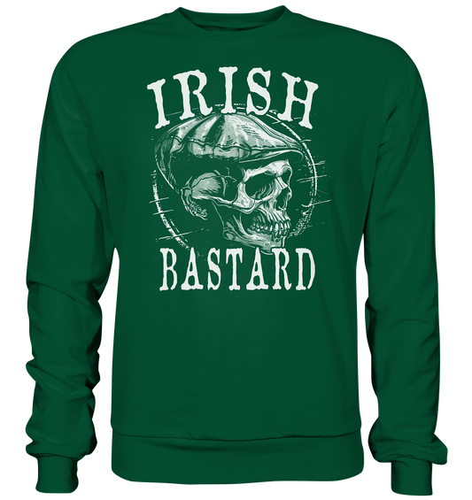 Irish Bastard "Flatcap-Skull I" - Basic Sweatshirt