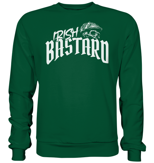 Irish Bastard "Flatcap-Skull V" - Basic Sweatshirt