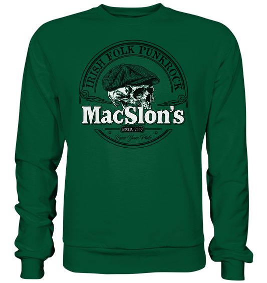 MacSlon's "Estd. 2009 / Irish Folk Punkrock II"  - Basic Sweatshirt