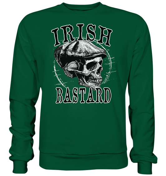 Irish Bastard "Flatcap-Skull II" - Basic Sweatshirt
