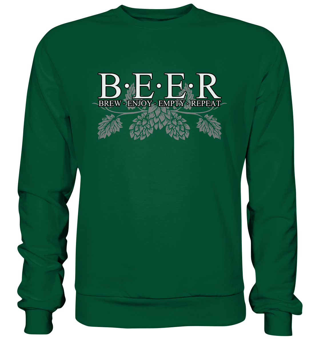 Beer "Brew, Enjoy, Empty, Repeat" - Basic Sweatshirt