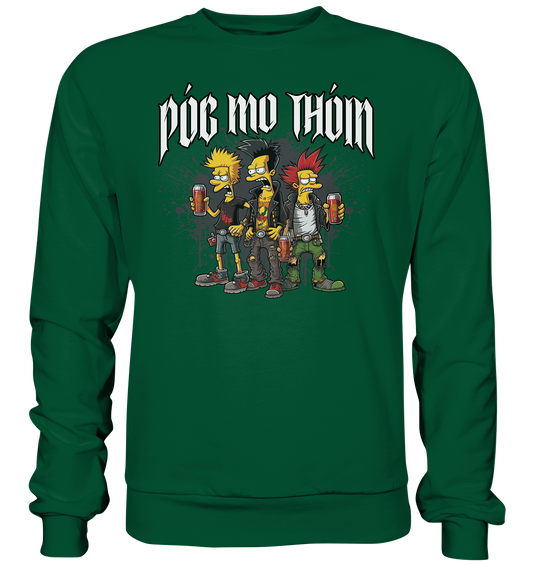 Póg Mo Thóin Streetwear "Punks" - Basic Sweatshirt