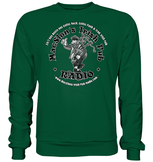 MacSlon's Radio "24/7 - Scotsman Logo" - Basic Sweatshirt