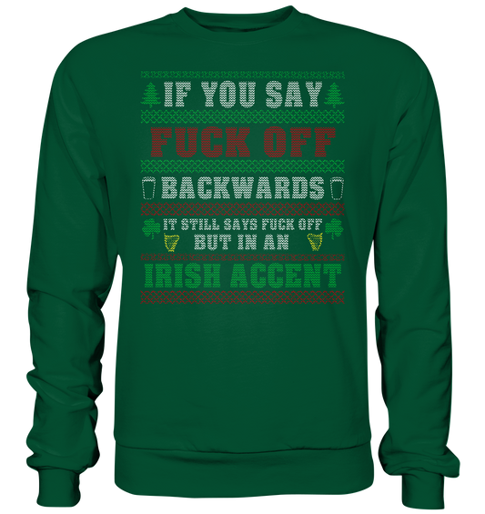 If You Say F*ck Off (Christmas) - Basic Sweatshirt