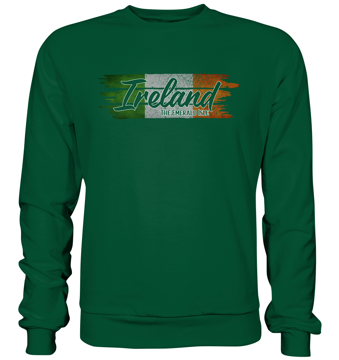 Ireland "The Emerald Isle / Flag" - Basic Sweatshirt