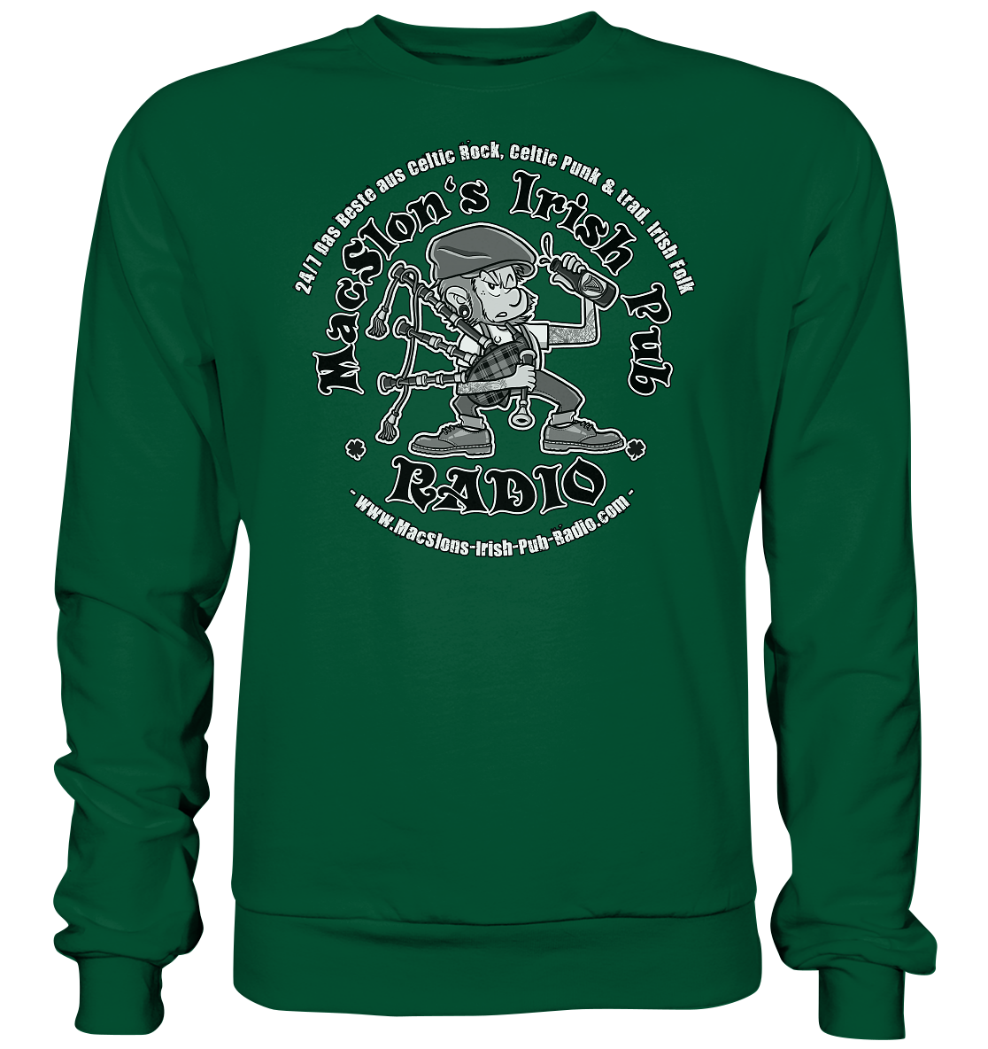 MacSlon's Radio "24/7 - Classic Logo"  - Basic Sweatshirt