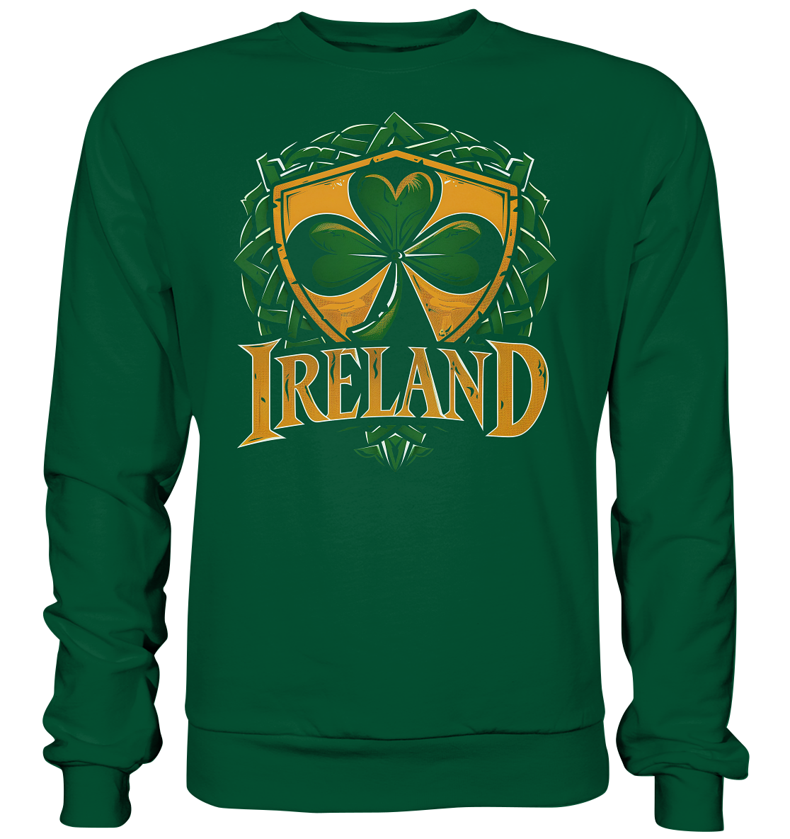 Ireland "Shamrock / Crest"  - Basic Sweatshirt