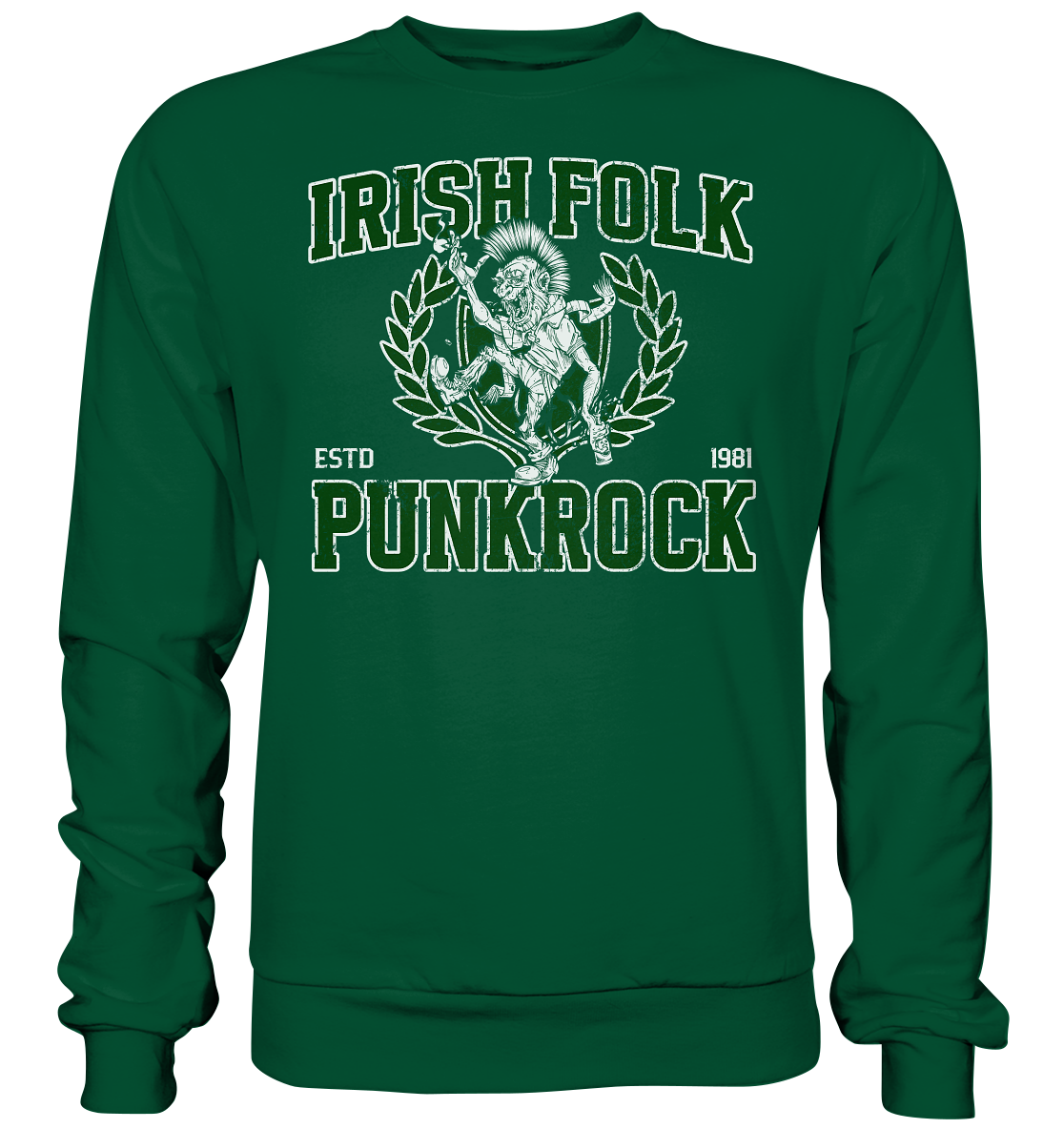 Irish Folk Punkrock "Estd. 1981" - Basic Sweatshirt