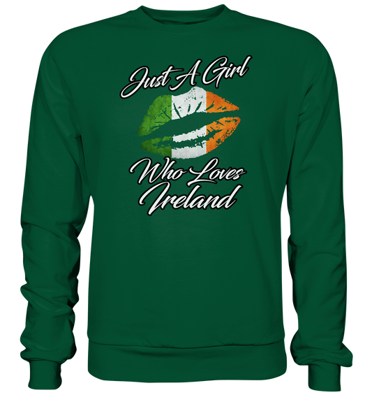 Just A Girl Who Loves Ireland - Basic Sweatshirt